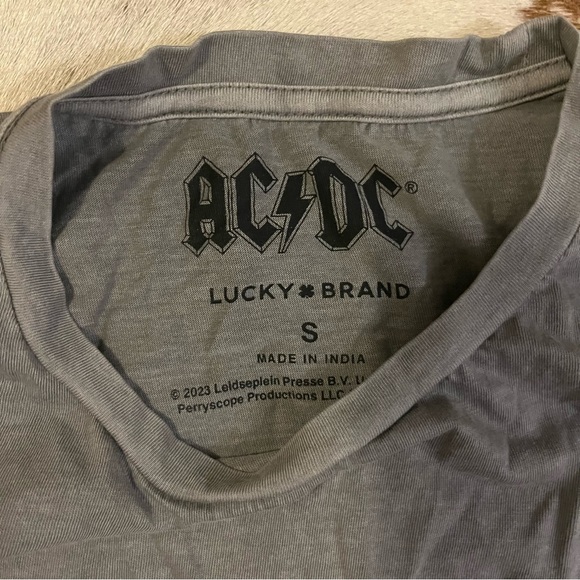 Lucky Brand Gray AC/DC T-Shirt - Picture 3 of 3